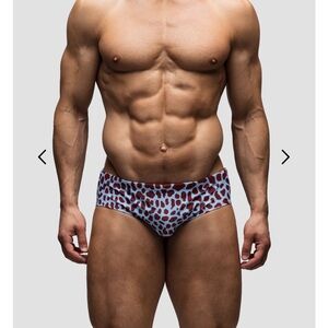 NWT Todd Sanfield Ultradeep Swim Brief in Penang Medium